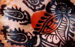 Henna tekening